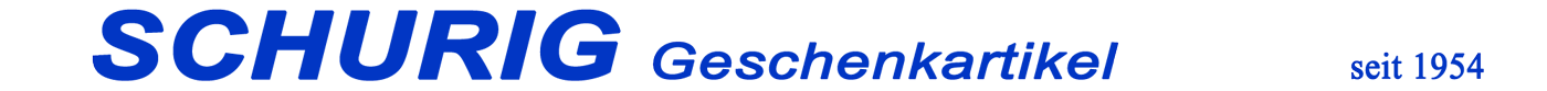 Logo und Schriftzug Schurig Geschenkartikel Bellheim